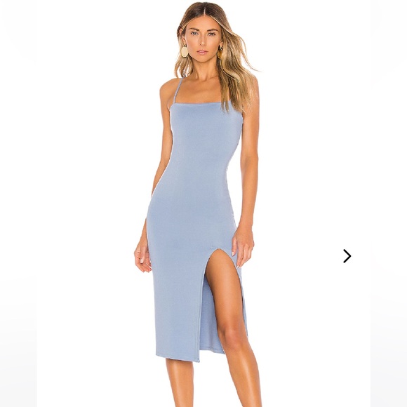 Lovers + Friends Women's Skylar Midi Dress Light Blue - Picture 2 of 6